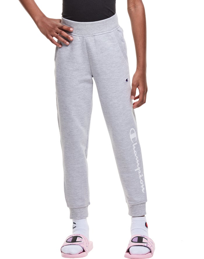 Jogger Champion Niña - French Terry Script Logo ( Gris ) 6549328-MV